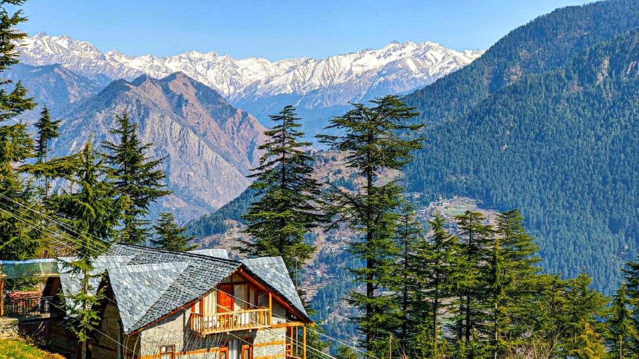 Ishan Log Huts-A Boutique Home Stay Banjar Bagian luar foto