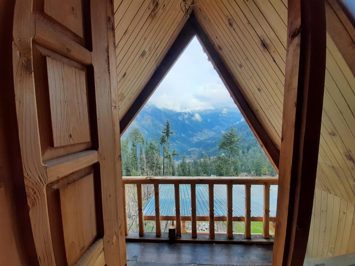 Ishan Log Huts-A Boutique Home Stay Banjar Bagian luar foto